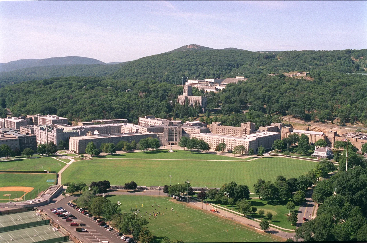 The Plain and Washington Hall at West Point · Army