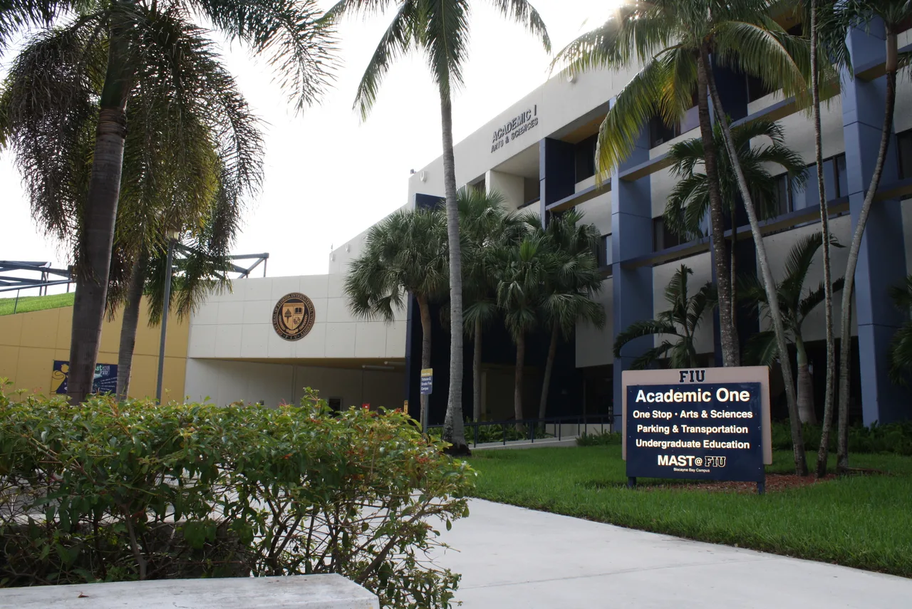 Academic One at the Biscayne Bay Campus on the university campus