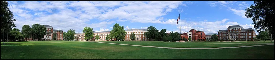 Panorama of the Drill Field at Mississippi State University