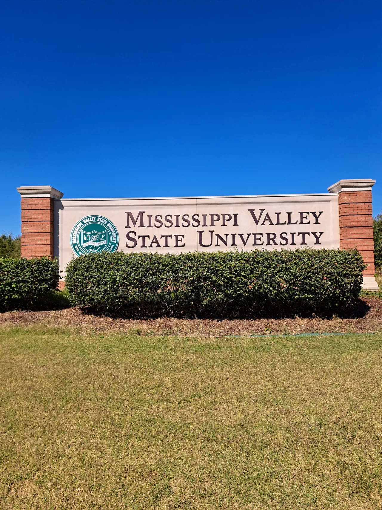 Mississippi Valley State University campus: Mississippi Valley State University Sign 64MP