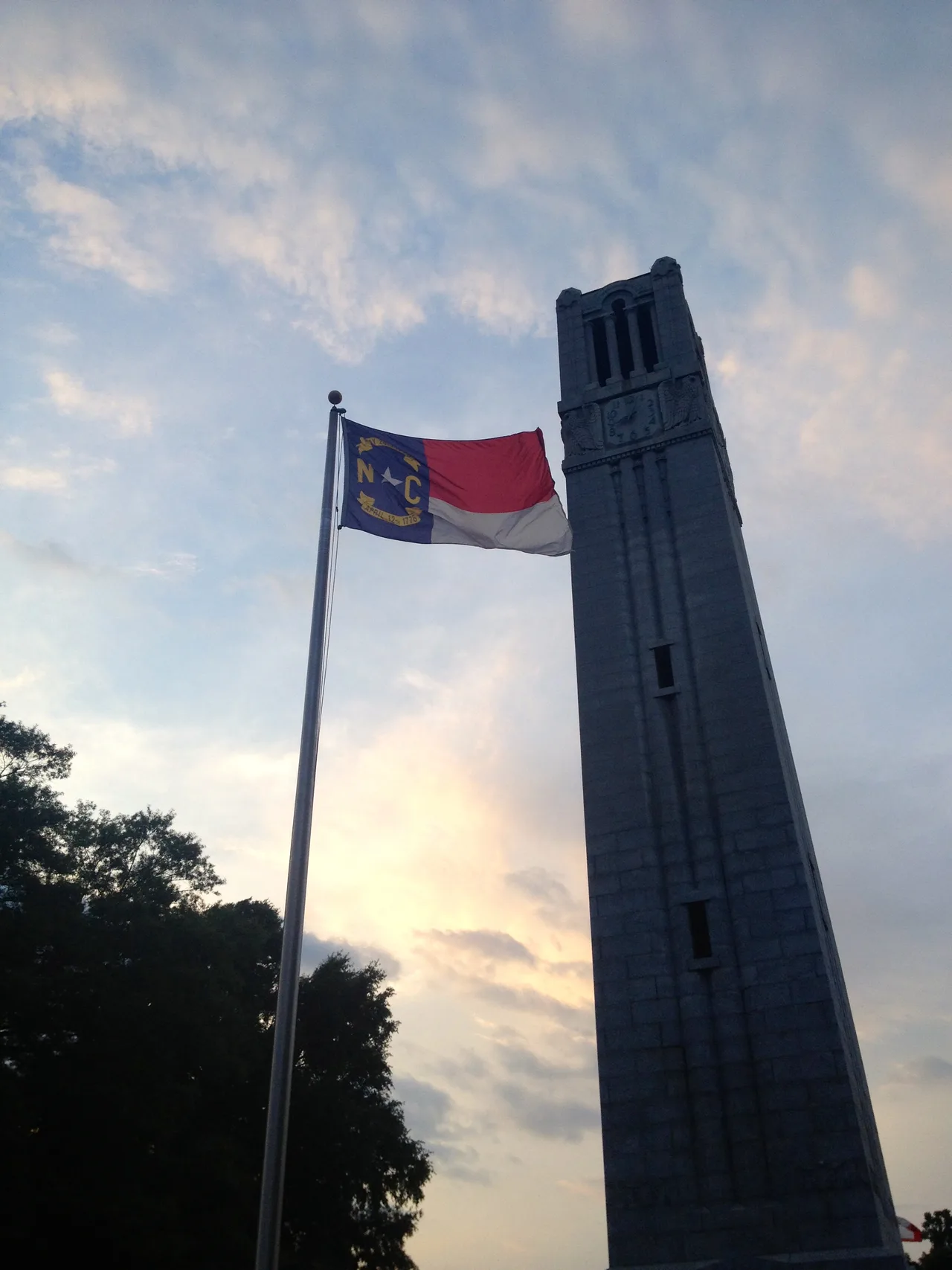 Memorial Belltower at North Carolina State University