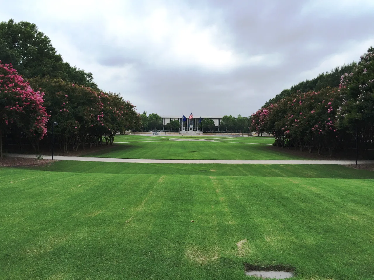 Kaufman Mall and the Webb University Center at Old Dominion University