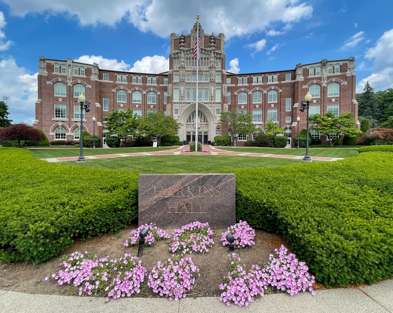 Providence College campus: Harkins Hall, Providence College, Rhode Island