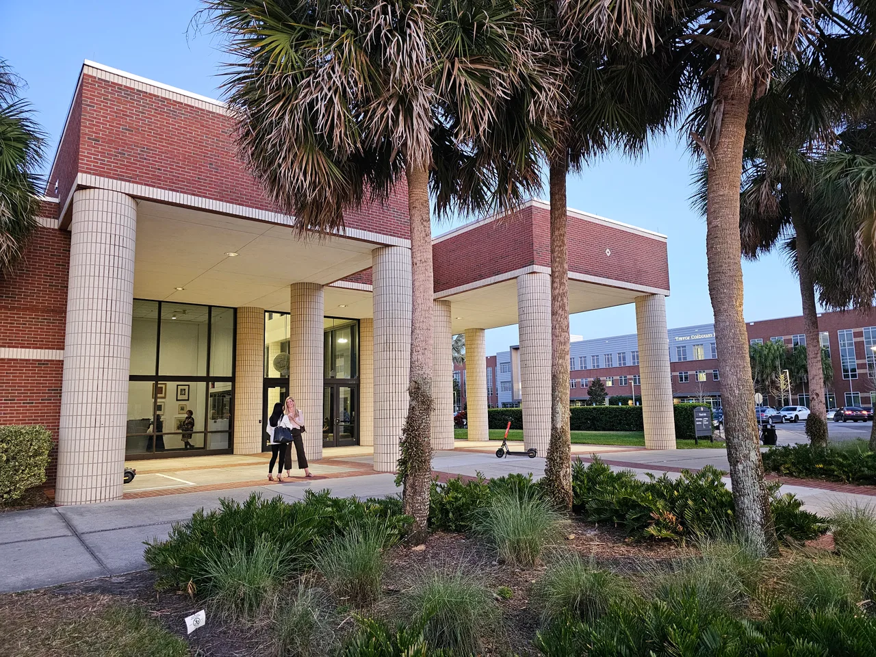 Visual Arts Building entrance at the University of Central Florida