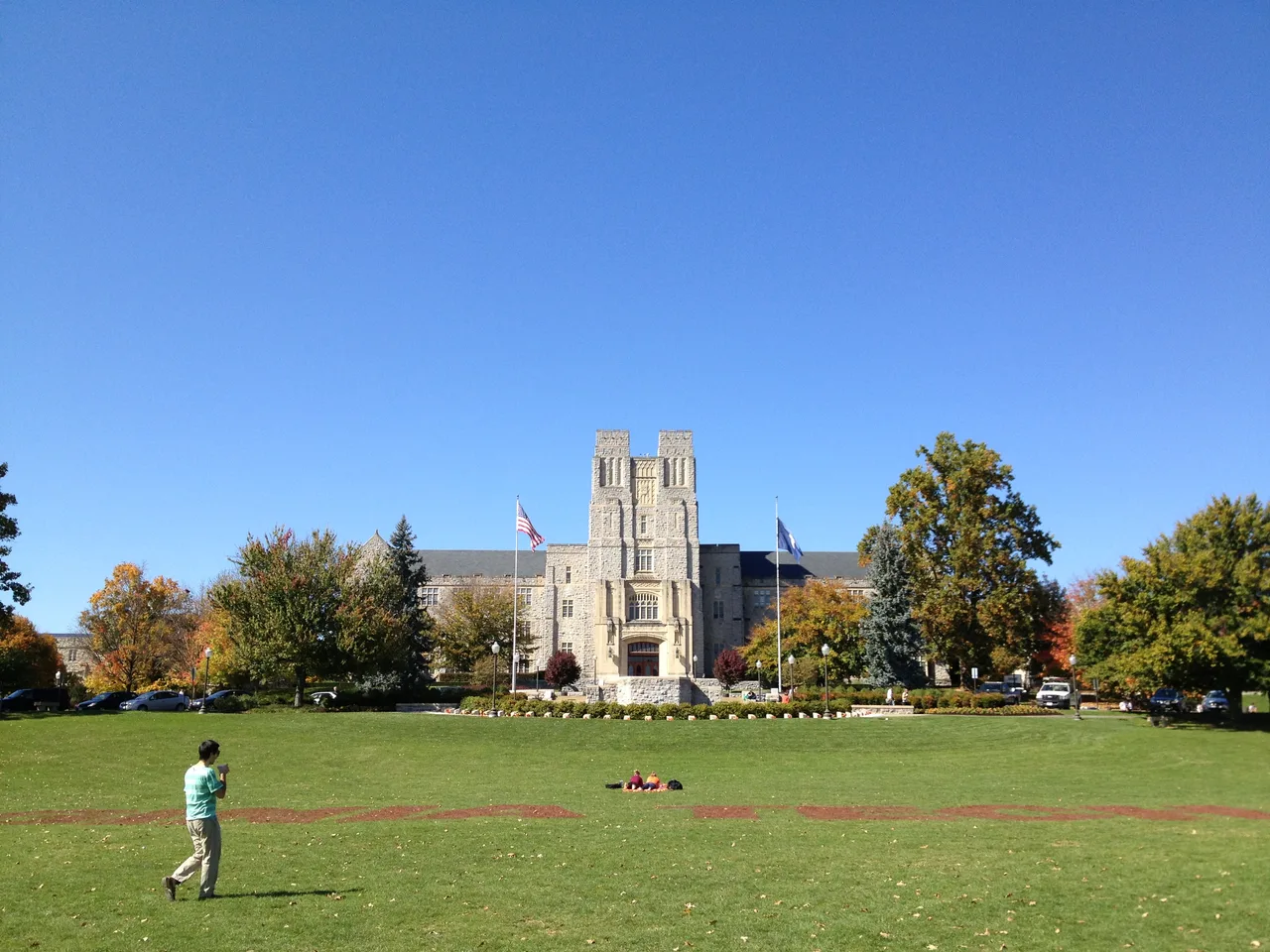 Burruss Hall at Virginia Tech