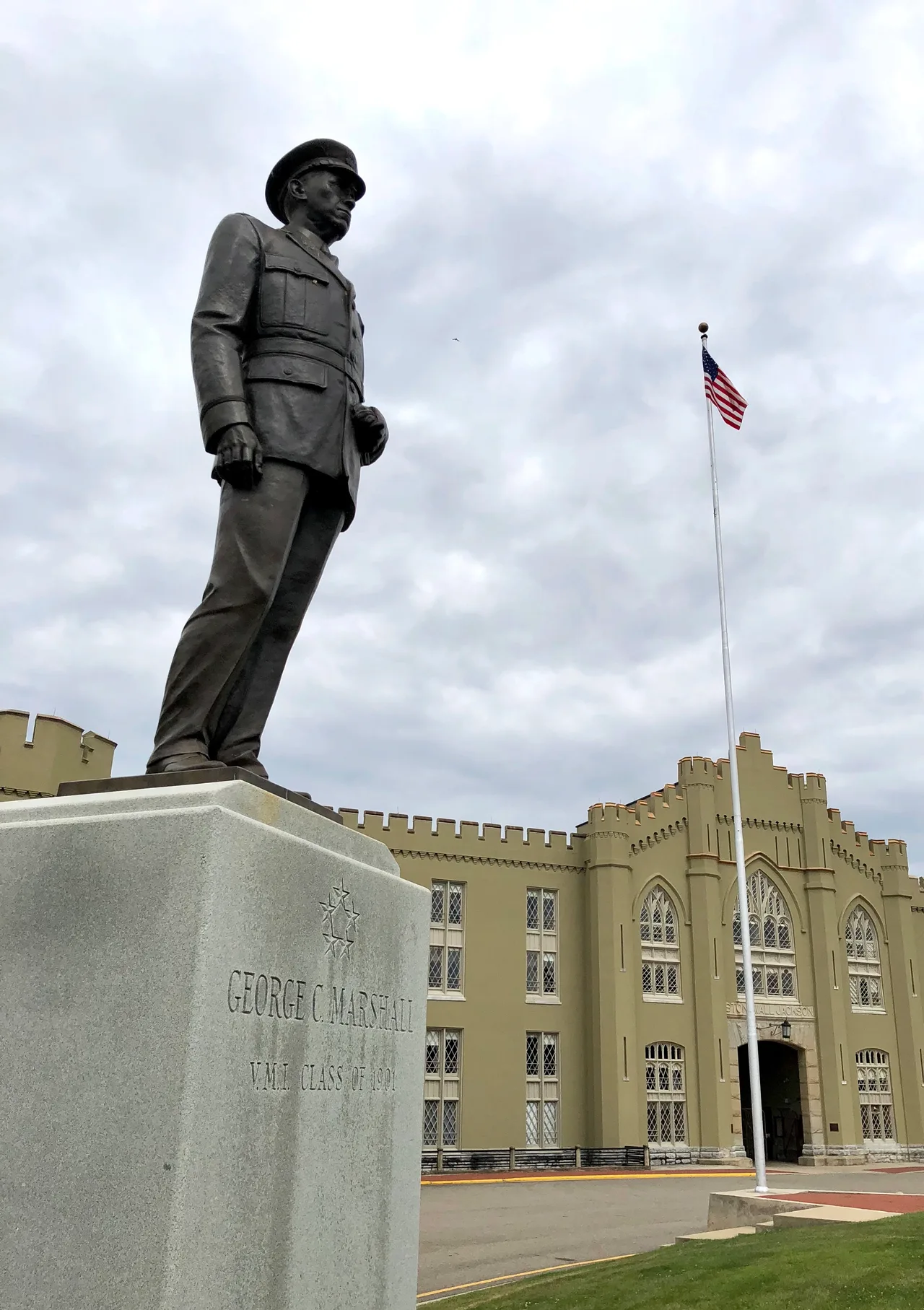 Virginia Military Institute campus: Marshall Statue VMI