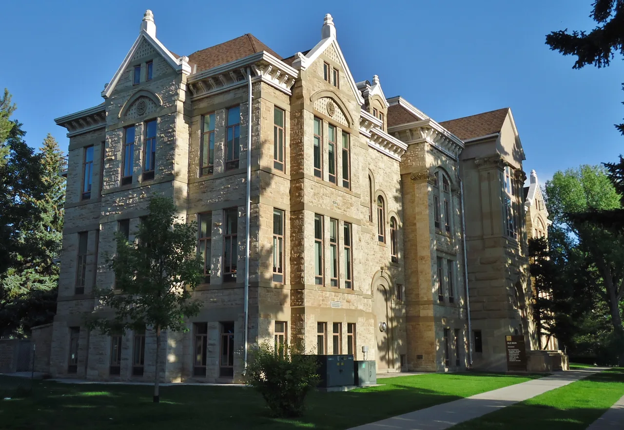 Old Main on the university campus